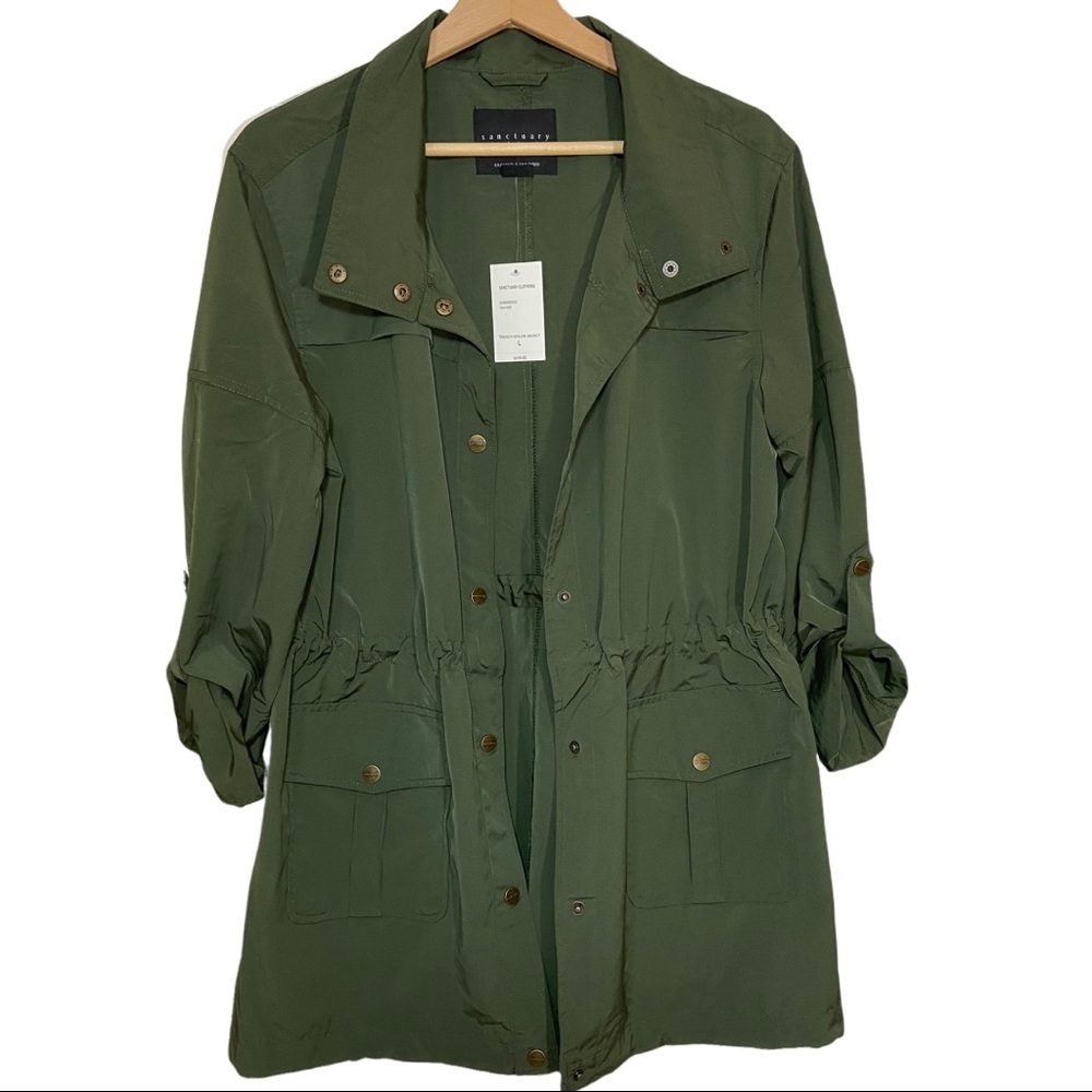 NEW Sanctuary Trench Nylon Utility Jacket